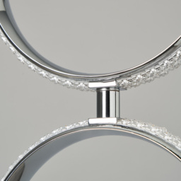 Lena Ring LED Floor Lamp, Chrome - thumbnail 6