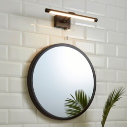 Barrio Bathroom Picture Wall Light, Matte Black - thumbnail 3