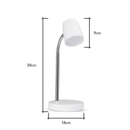 Glow LED Task Lamp, White - thumbnail 9