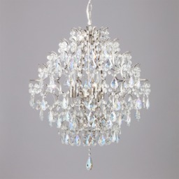 Lisa 3 Light Pendant, Nickel - thumbnail 7