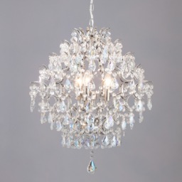 Lisa 3 Light Pendant, Nickel - thumbnail 6