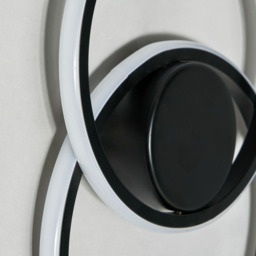 Pei Rings LED Ceiling or Wall Light, Satin Black - thumbnail 6