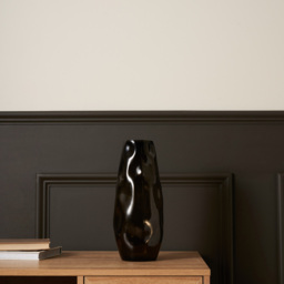 Large Ombre Smoked Glass Vase, Smoke - thumbnail 4