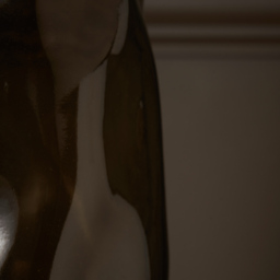 Large Ombre Smoked Glass Vase, Smoke - thumbnail 5