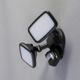 Wilson Twin 20 Watt LED Outdoor Flood Light with PIR Sensor, Dark Grey - thumbnail 5