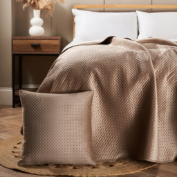 Liso Bedspread, Natural - thumbnail 5