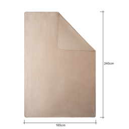 Liso Bedspread, Natural - thumbnail 7