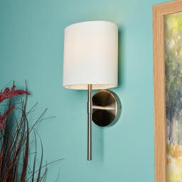 Oz Wall Light, Satin Chrome - thumbnail 3