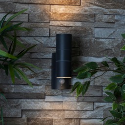 Delting Up and Down Outdoor Wall Light with PIR Sensor, Anthracite - thumbnail 3