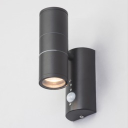 Delting Up and Down Outdoor Wall Light with PIR Sensor, Anthracite - thumbnail 4