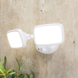 Wilson Twin 20 Watt LED Outdoor Flood Light, White - thumbnail 7