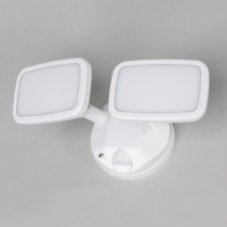 Wilson Twin 20 Watt LED Outdoor Flood Light, White - thumbnail 5