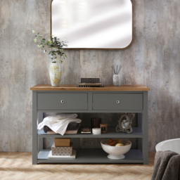 Milano Henley 1215mm Vanity Unit with Chrome Knob Handle Light Grey - thumbnail 2
