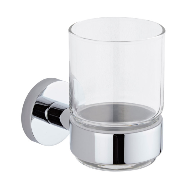 Milano Mirage - Modern Tumbler Holder - Chrome