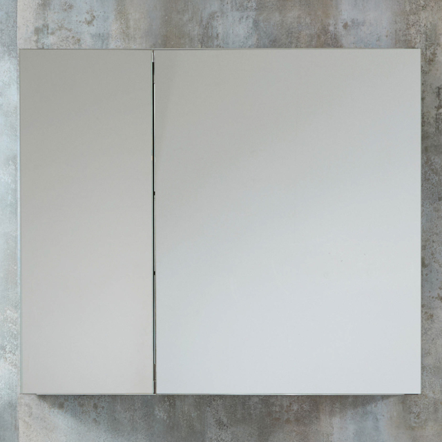Milano Cleo - Modern Mirrored Cabinet - 760mm x 660mm