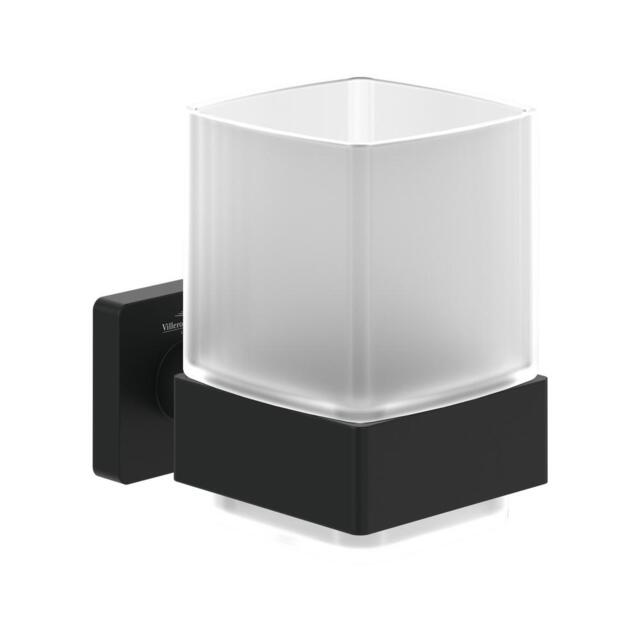 Villeroy & Boch Elements Striking - Tumbler Holder - Matt Black