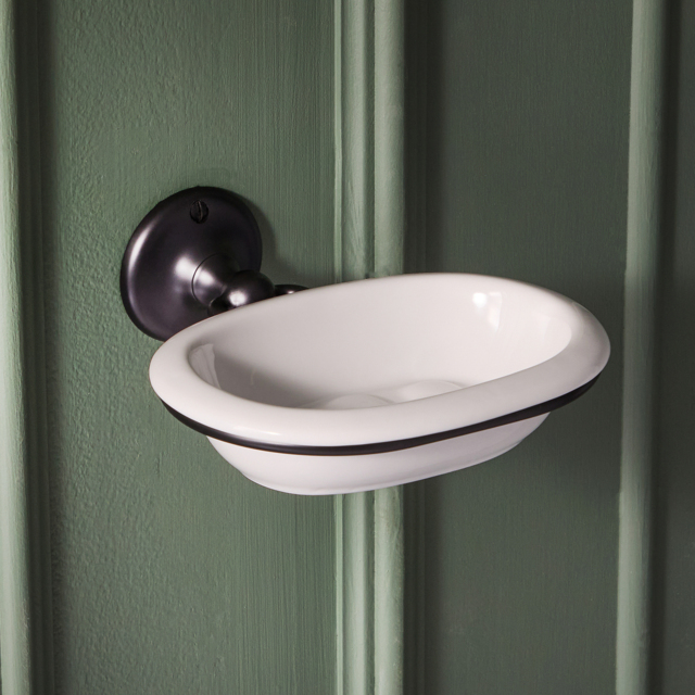 Milano Elizabeth - Traditional Ceramic Soap Dish - Choice of Finish