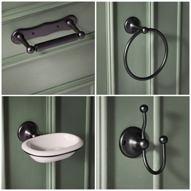 Milano Elizabeth - Traditional 4 Piece Black Accessory Pack