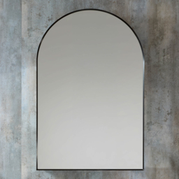 Milano Ava - Modern Arched Mirrored Cabinet - 600mm x 900mm