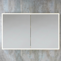 Milano Amelia - Modern LED Mirrored Cabinet - 1200mm x 750mm