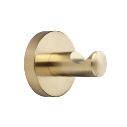 Milano Ayanna - Single Robe Hook - Brushed Brass