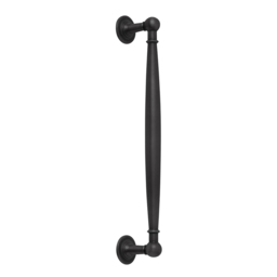 840mm Antique White Vanity Unit with Black Bar Handle Milano Henley - thumbnail 5