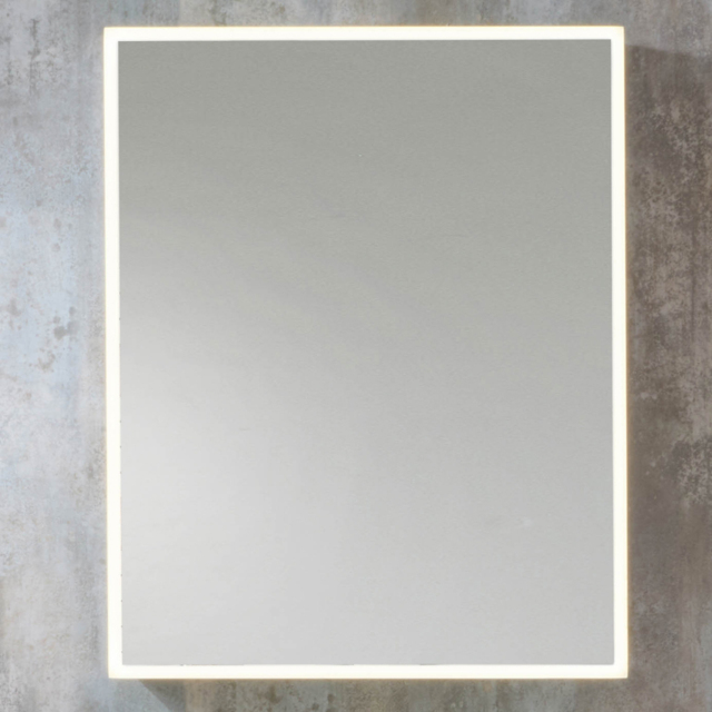Milano Amelia - Modern LED Mirrored Cabinet - 600mm x 750mm
