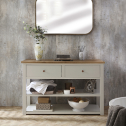 Milano Henley - Antique White 1215mm Vanity Unit - with Classic Round Aged Bronze Handles