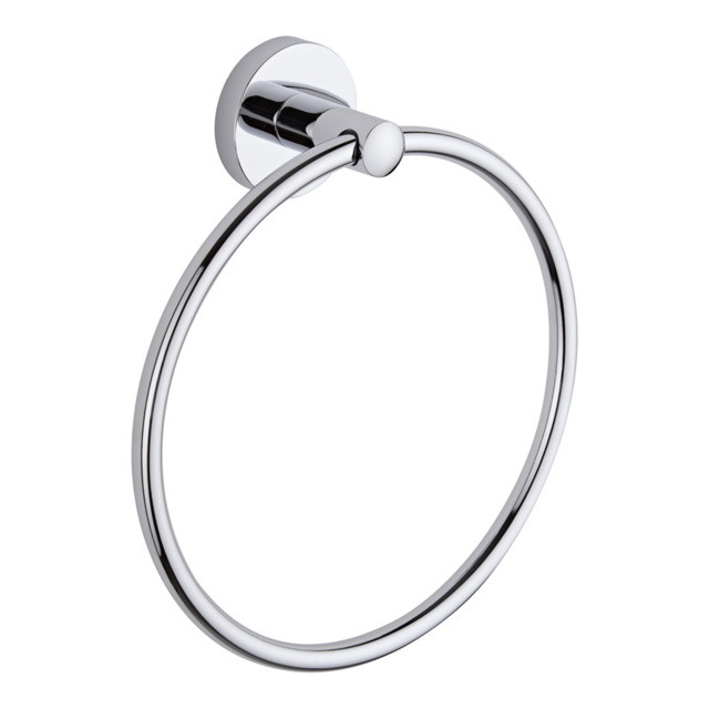 Milano Mirage - Modern Towel Ring - Chrome