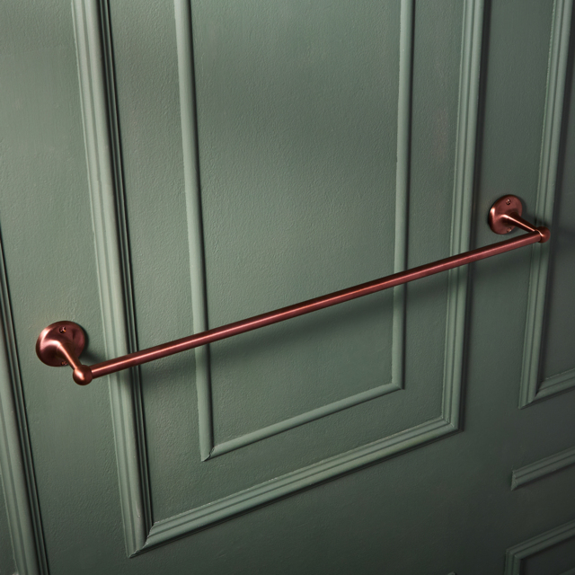 Milano Elizabeth - Traditional Towel Rail - Brushed Copper