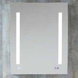 Milano Ossa - Modern Anti-Fog LED Mirrored Cabinet - 600mm x 750mm
