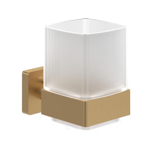 Villeroy & Boch Elements Striking - Tumbler Holder - Brushed Gold