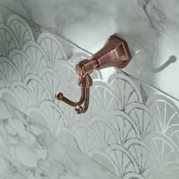 Milano Earlham - Art Deco Robe Hook - Aged Bronze