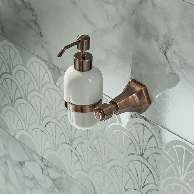 Milano Earlham - Art Deco Soap Dispenser - Aged Bronze