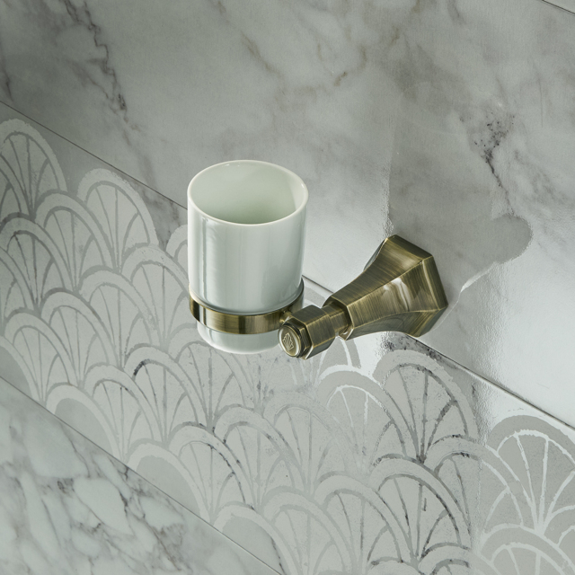 Milano Earlham - Art Deco Tumbler Holder - Choice of finish