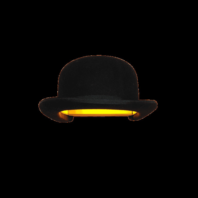 Innermost Jeeves Bowler Hat Wall Light - image 1