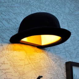 Innermost Jeeves Bowler Hat Wall Light - thumbnail 5