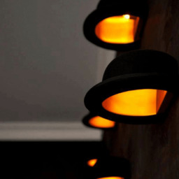 Innermost Jeeves Bowler Hat Wall Light - thumbnail 4