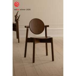 Umage Heiko Dining Chair - Walnut Colour: Walnut - thumbnail 3