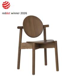 Umage Heiko Dining Chair - Walnut Colour: Walnut - thumbnail 2