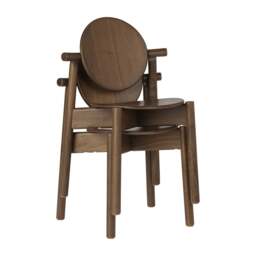 Umage Heiko Dining Chair - Walnut Colour: Walnut - thumbnail 4