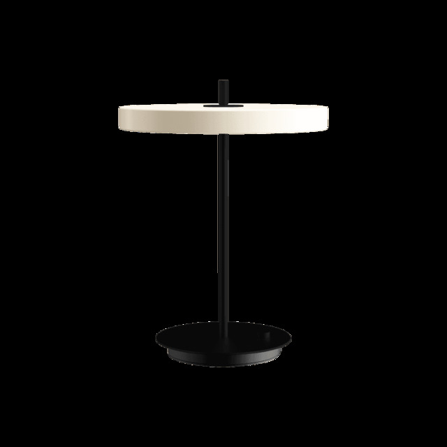 Umage Asteria Table Lamp - Pearl White with Black Base