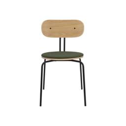 Umage Curious Dining Chair - Oak - Black Legs - Racing Green Cushion Leg Colour: Black Legs, Colour: Racing Green - thumbnail 3