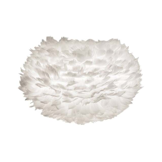 Umage Eos Feather Pendant Shade - White - Medium - 45cm With or Without Cord Set: Without Cord Set