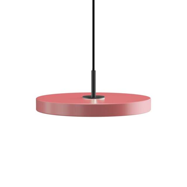 Umage Asteria Plus Pendant Lamp - Nuance Rose - Mini - Black Top Colour: Nuance Rose, Size: Mini, Style: Black - image 1