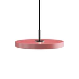 Umage Asteria Plus Pendant Lamp - Nuance Rose - Mini - Black Top Colour: Nuance Rose, Size: Mini, Style: Black - thumbnail 1