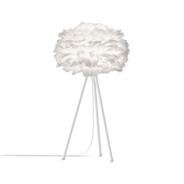 Umage Eos Tripod Table Lamp - White Feather Eos Mini/White Tripod - image 1