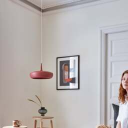 Umage Clava Dine Pendant Light - Red Earth with White Cord Set With or Without Cord Set: With White Cord Set - thumbnail 4