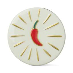 Paddywax Charmed 8oz/226g Green Glass Candle with Chili Lid - Chili Pepper & Mango - thumbnail 3