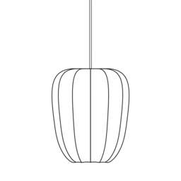 Innermost Fibre 25 Bell Pepper Silk Lampshade Size: 25cm - thumbnail 2